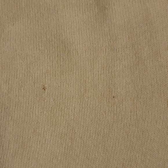 Vintage Pronto-Uomo Italian Mens Yellow Lambswool Knit Crew Neck Sweater Medium - Picture 9 of 9